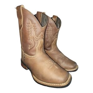 Kids Caballo Dorado Western Boots